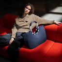 reisenthel shopping loopshopper L - Einkaufstasche mit Bügel 46 cm (twist navy) - Ansicht 5