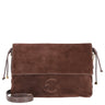 Coccinelle Lidia Suede Bim - Schultertasche 31 cm (brunette/brunet)