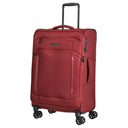D&N Travel Line 9804 - 4-Rollen-Trolley M 68 cm erw. (dark red) - Ansicht 2