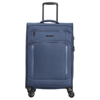 D&N Travel Line 9804 - 4-Rollen-Trolley M 68 cm erw. (dark blue)
