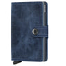 Secrid Vintage Miniwallet - Geldbörse RFID 6.5 cm (blue)