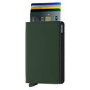 Secrid Matte Slimwallet - Geldbörse RFID 6.8 cm (green-black) - Ansicht 2