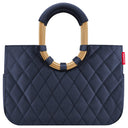 reisenthel loopshopper M - Shopper 40 cm (frame rhombus midnight gold)
