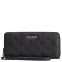 Guess Ella Logo SLG Large Zip - Geldbörse 12cc 20 cm (black logo)