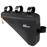 Jack Wolfskin Morobbia Triangle Bag - Rahmentasche (Bikepacking) 27 cm (flash black)