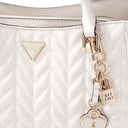 Guess Stacey Satchel - Henkeltasche 26 cm (off white)