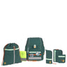 Lässig School Set Boxy Unique - Schulranzen Set 7tlg. (Dark Green Ocean Edition)