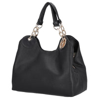 Liu Jo Faiza ECS Satchel - Shoulder Bag M 34 cm (nero/brass gold)