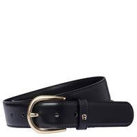 Aigner Basic Belt - Gürtel 35 mm S-Schließe (black, 110)