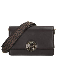 Aigner Livia - Umhängetasche + Tuch 20 cm S (espresso brown)