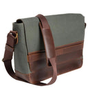 Buckle & Seam Times Canvas- Messenger Bag 15.7" 36 cm (grün) - Ansicht 2