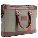 Buckle & Seam Venture Canvas - Aktentasche 16" 40 cm (grün) - Ansicht 2