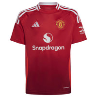 adidas Manchester United Fußball - Jr. Heimtrikot 24/25 (red, 176)