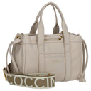 Coccinelle 2day Signature - Henkeltasche 26 cm (lamgskin white) - Ansicht 5