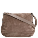 Coccinelle Rebekka Suede - Umhängetasche 27 cm (warm taupe) - Markenkoffer