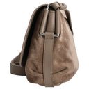 Coccinelle Rebekka Suede - Umhängetasche 27 cm (warm taupe) - Markenkoffer