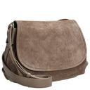 Coccinelle Rebekka Suede - Umhängetasche 30 cm (warm taupe) - Markenkoffer