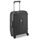 Delsey Paris Moncey Slim Line - 4 - Rollen - Kabinentrolley 55 cm (schwarz) - Markenkoffer