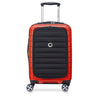 Delsey Paris Shadow 5.0 - 4-Rollen-Kabinentrolley mit Vordertasche S 55 cm erw. USB (intensives rot)