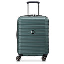 Delsey Paris Shadow 5.0 - 4-Rollen-Kabinentrolley Slim Line USB 55 cm (grün)