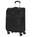 D&N Travel Line 6404 - 4 - Rollen - Trolley M 68 cm (schwarz) - Markenkoffer