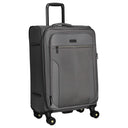 D&N Travel Line 9704 - 4-Rollen-Trolley M 68 cm erw. (grey) - Ansicht 5