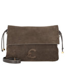 Coccinelle Lidia Suede Bim - Schultertasche 31 cm (fango/fango)
