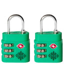 FPM Bank S Accessories Padlocks - TSA Schlösser (Paar) (screaming green)