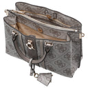 Guess Erenia Girlfriend - Henkeltasche (dark taupe logo) - Markenkoffer