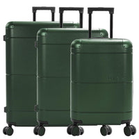 Heys Zen - 4-Rollen-Trolley Set 3tlg. erw. (green)
