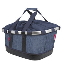 KLICKfix reisenthel Bikebasket GT 21 - Gepäckträgerkorb (Uniklip) (twist blue)