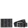 Lacoste The Blend Geschenkset - Kreditkartenetui und Gürtel (palm green, 110 cm)