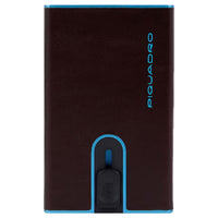 Piquadro Blue Square - Kreditkartenetui 11cc 10 cm RFID (mahogany)