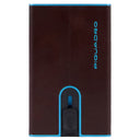 Piquadro Blue Square - Kreditkartenetui 11cc 10 cm RFID (mahogany) - Markenkoffer