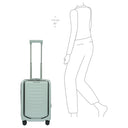 Porsche Design Roadster Hardcase - 4-Rollen-Kabinentrolley mit Vortasche S 55 cm (chalk shiny) - Ansicht 8
