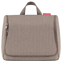 reisenthel cosmetics toiletbag XL - Kulturbeutel 28 cm (herringbone mokka)