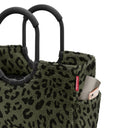 reisenthel shopping loopshopper L - Einkaufstasche mit Bügel 46 cm (teddy leo olive) - Ansicht 4