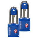 Samsonite Travel Safe Key Lock TSA 2tlg. Schlüssel - Schloss (midnight blue) - Markenkoffer