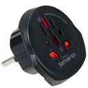 Samsonite World to Europe Adaptor - Reiseadapter (schwarz)
