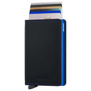 Secrid Matte Slimwallet - Geldbörse RFID 6.8 cm (black-blue) - Ansicht 3