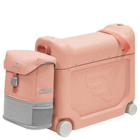 Stokke® JetKids™ Reiseset BedBox 46 cm Set 2 tlg. - 4-Rollen-Kabinentrolley (coral pink)