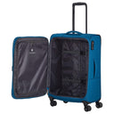 Travelite Chios - 4-Rollen-Trolley M 67 cm erw. (petrol) - Ansicht 6