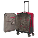 Travelite Crosslite - 4-Rollen-Kabinentrolley S 55 cm (red) - Ansicht 6