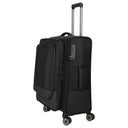 Travelite Crosslite - 4-Rollen-Trolley M 66 cm erw. (black) - Ansicht 6