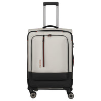 Travelite Crosslite - 4-Rollen-Trolley M 66 cm erw. (natur)