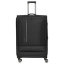 Travelite Crosslite - 4-Rollen-Trolley XL 81 cm erw. (schwarz)
