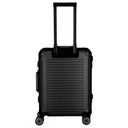 Travelite Next - 4-Rollen-Kabinentrolley mit Vortasche S 55 cm (black) - Ansicht 4