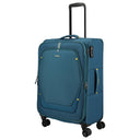Travelite Umbria - 4-Rollen-Trolley M 67 cm erw. (petrol) - Ansicht 2