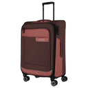 Travelite Viia - 4-Rollen-Trolley M 67 cm erw. (Frühlingsrose) - Ansicht 2