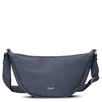 zwei Mademoiselle M50 - Umhängetasche 32 cm (nubuk-blue)
